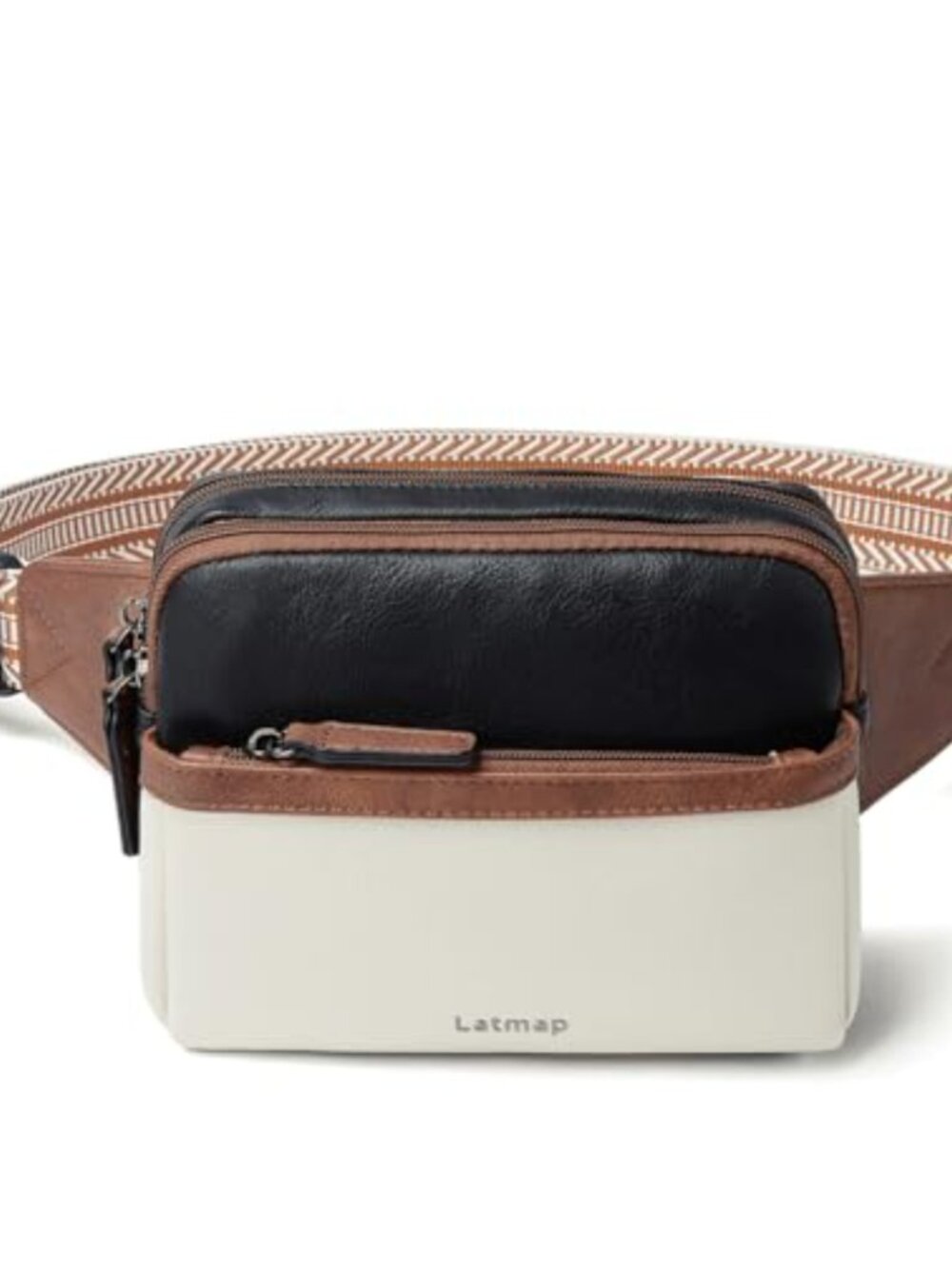 Vintage-Inspired Faux Leather Belt Bag | Multi-Pocket Sling Waist Pack